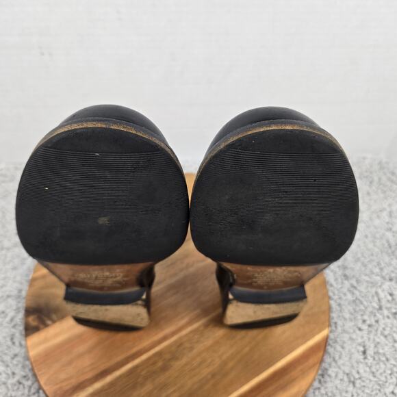 Mephisto Mens 8.5 Black Leather Casual Comfort Slip On Daily Loafer Portugal - Picture 9 of 15